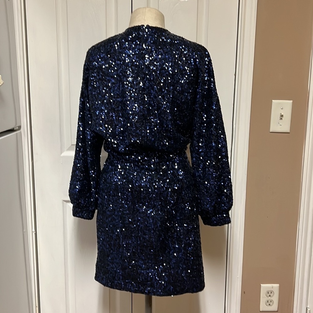 Zadig & Voltaire navy sequin dress size XS - Picture 7 of 15